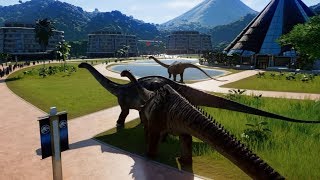 Diplodocus Ankylodocus Apatosaurus amp Indominus Rex Breakout amp Fight 1080p 60FPS [upl. by Farr184]