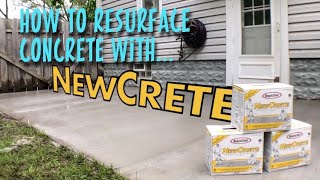 Resurface Your Concrete Driveway [upl. by Sirois421]