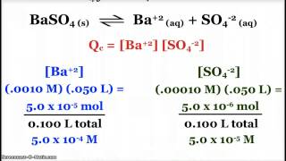 AP Chemistry Precipitation Calculations [upl. by Hertzog205]