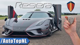 Koenigsegg Regera REVIEW on TEST TRACK by AutoTopNL [upl. by Thanos160]