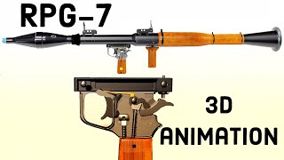 How an RPG7 WORKSrocket propellant greanad 3d animationlearn from the base [upl. by Dehlia487]