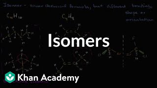 Isomers  Properties of carbon  Biology  Khan Academy [upl. by Freiman]