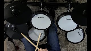 Donner DED80 amp DED200 Electronic Drums ReviewComparison [upl. by Attelahs]