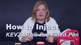 How to Inject KEVZARA PreFilled ButtonFree Syringe [upl. by Lamek794]