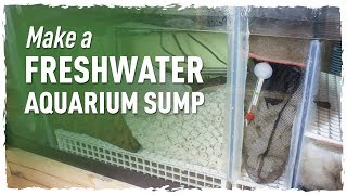 Make a Freshwater Aquarium Sump 150g Redo pt1 [upl. by Tristam]