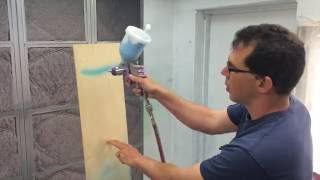 HVLP Spray Gun Basics How To setup [upl. by Alemak]