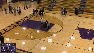 Waunakee High School vs Sun Prairie West High School Mens Freshman Basketball [upl. by Atibat331]