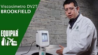 Brookfield DV2T Viscosímetro  Instalación y funcionamiento [upl. by Gillie]